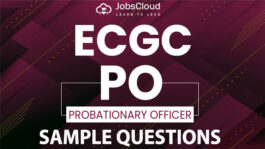 ECGC PO Sample Questions